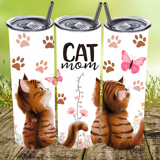 Cat Mom Tumbler