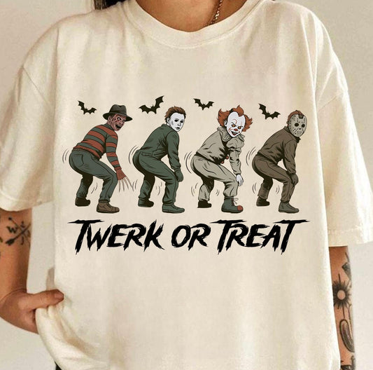 Adult Size Twerk or Treat T-Shirt
