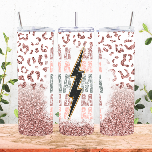 Mama Lightning Bolt Tumbler
