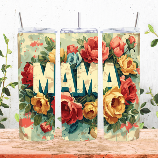 Mama Watercolor Tumbler