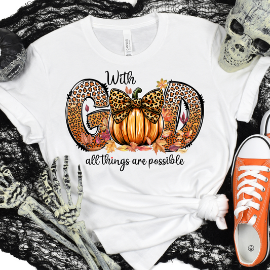 Adult Size - With God All Things Are Possible T-Shirt