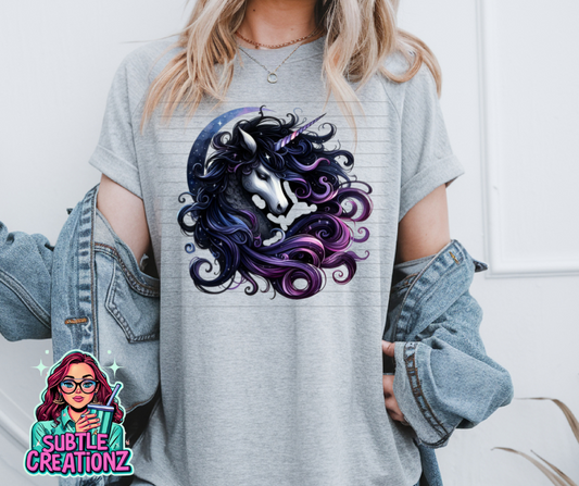 Kawaii-Goth Unicorn T-Shirt