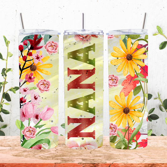 Nana Yellow Daisies Tumbler